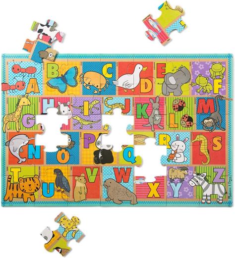 Natural Play Floor Puzzle: ABC Animals - A2Z Science & Learning Toy Store