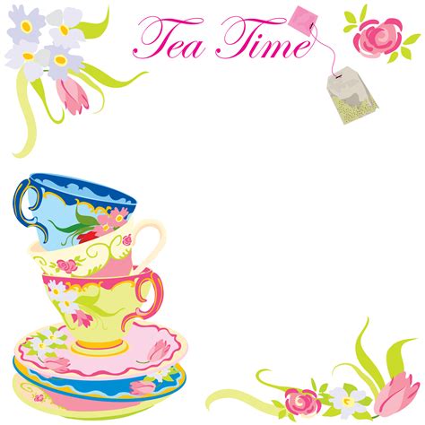 Printable Tea Party Invitation Template - Printable Templates Free