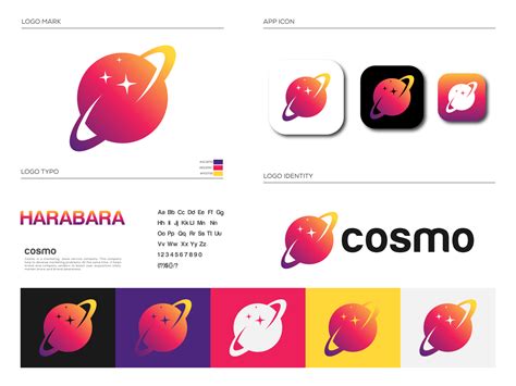 Cosmo Logo Brand Identity Design by Ashfuq Hridoy | Logo Designer on Dribbble