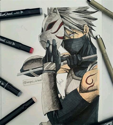 Kakashi Drawing | Naruto Amino