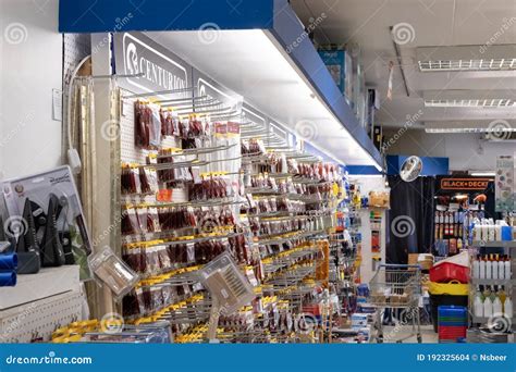 Interior View of a General Hardware and DIY Store Showing the Various ...