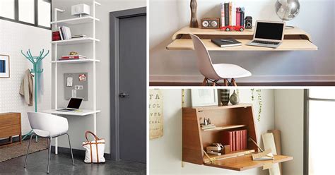 16 Wall Desk Ideas That Are Great For Small Spaces | CONTEMPORIST