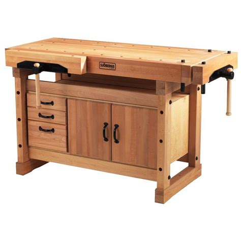 Wood workbench kit home depot