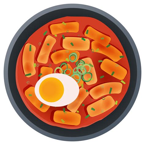 tteokbokki korean food. 13392106 PNG