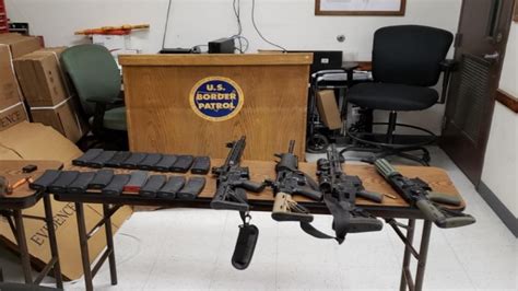 Border crime: CBP agents seize weapons after encounter with armed men