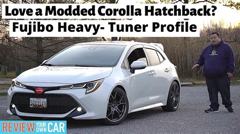 Bo's E210 2020 Toyota Corolla Hatchback | Lots of Mods! | Fujibo Heavy's TUNER PROFILE - YouTube