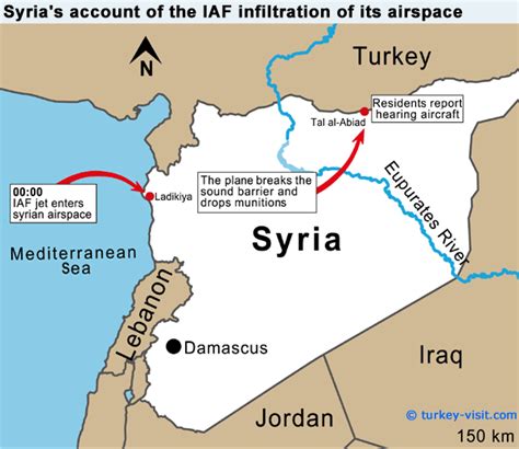 Damascus Map - Syria