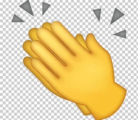 Clapping Emoji Applause Emoticon PNG - applause, clapper, clapping, computer icons, emoji | Clap ...