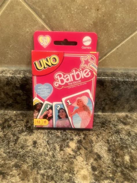 MATTEL GAMES - UNO Barbie The Movie Card Game New 2023 Card Game, Table Top Game EUR 9,68 ...