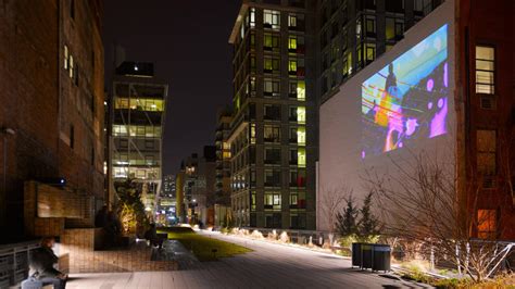 Public art on the High Line in NYC