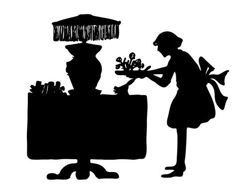 Woman Dusting Furniture Silhouette Free Stock Photo - Public Domain ...
