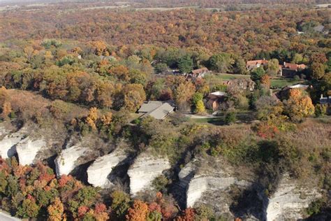 An aerial view of my alma mater...Principia College, Elsah, Illinois | Aerial view, Day trips ...