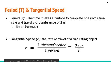 Tangential Velocity Review - YouTube