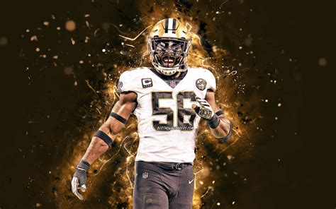 Download wallpapers Demario Davis, 4k, NFL, New Orleans Saints ...