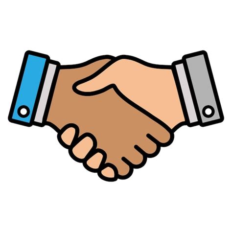 Premium Vector | Free vector business handshake