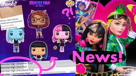 🎀💀MONSTER HIGH💀🎀| NEWS 2023 ️|G3 Funko Pops, Frankie Collector Doll, Cleo & Deuce 2Pack & MORE ...