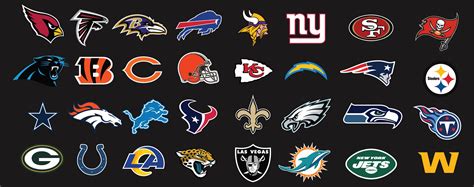 10 Best NFL Football Logos Printable PDF for Free