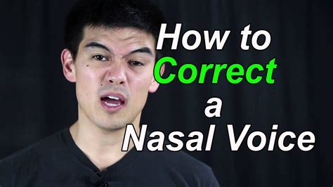 Nasal Voice Correction Tutorial for Asians - YouTube