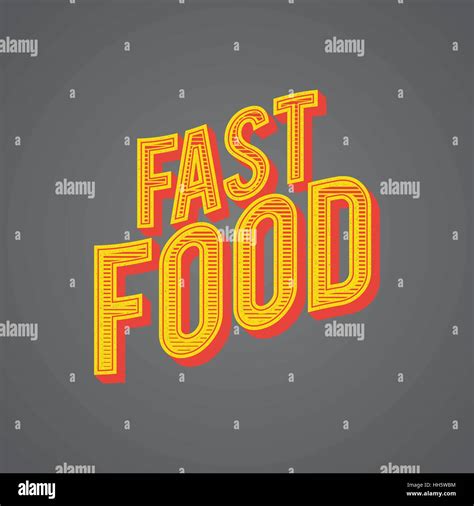 Fast food word art hi-res stock photography and images - Alamy