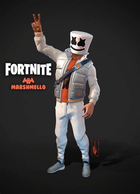 Wallpaper Fortnite Skins Marshmello