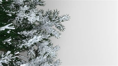 Free Photo | Snowy Christmas tree