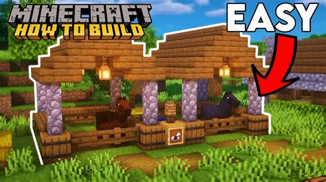 How To Build A Large Horse Stable In Minecraft at Michael Trivette blog