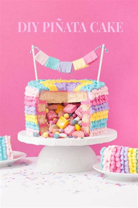 DIY Piñata Cake - Sprinkles For Breakfast