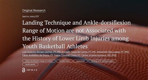 Landing Technique and Ankle-dorsiflexion Range of Motion are not ...