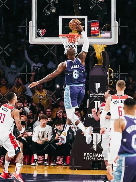 "LeBron James 6 Posterized Dunk" Poster for Sale by HazlettTLH | Redbubble