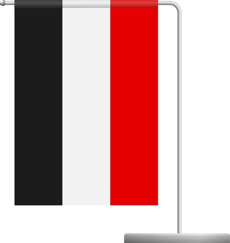 yemen flag on pole icon 8720688 Vector Art at Vecteezy