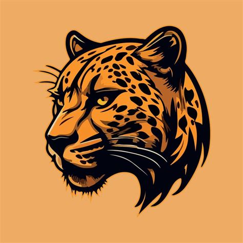 Jaguar head mascot esport logo vector illustration with isolated background 21680631 Vector Art ...