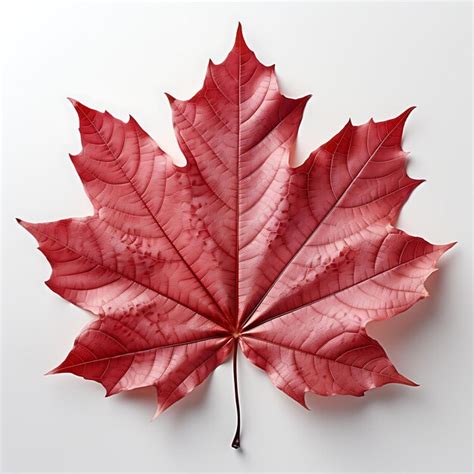 Premium AI Image | Isolated of Red Maple Leaf an Iconic Symbol of Autumn Showca Photoshoot Top ...