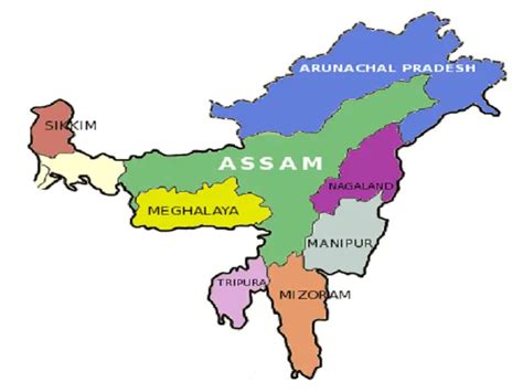 Northeast-India-map | 'Monomousumi'