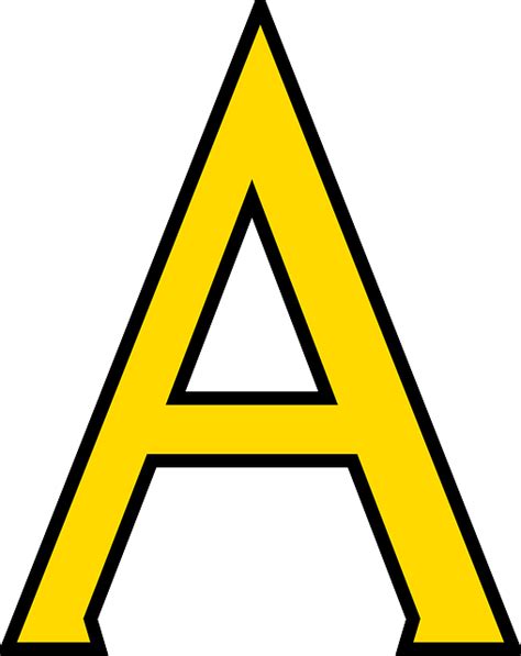 letter A PNG