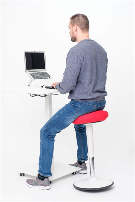 Stoo® Desk Single sähköpöytä, valkoinen runko - Ergopoint Oy