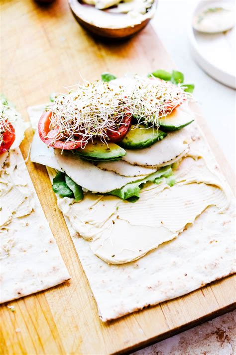 Lavash Wrap (Quick & Healthy Lunch!) - Emily Laurae