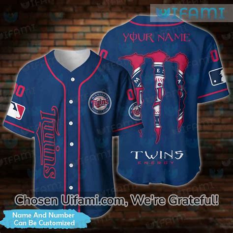 Custom Twins Jersey Vibrant Camo Minnesota Twins Gift - Personalized ...