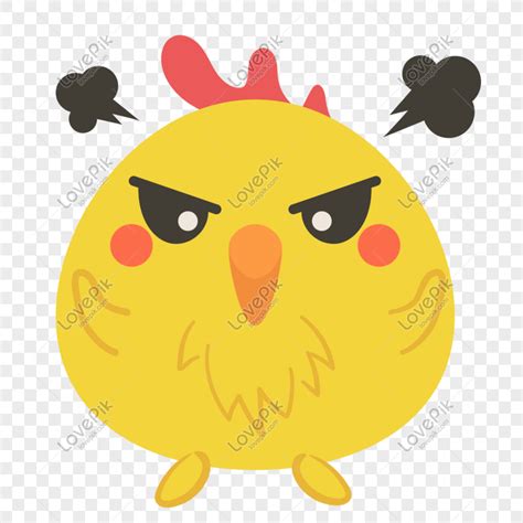 Angry Chicken Cartoon Png - kropkowe-kocie