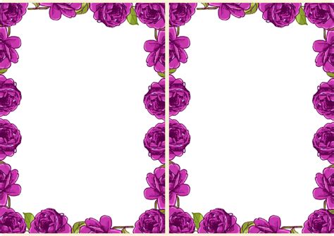 Free Free Printable Floral Borders And Frames, Download Free Free Printable Floral Borders And ...