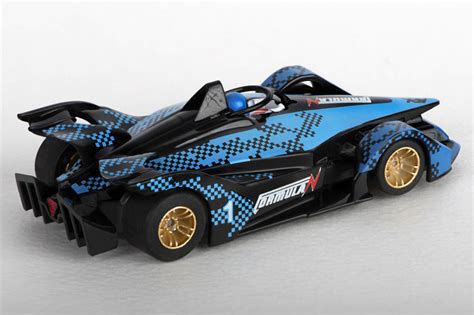 AFX Formula N Black/Blue Mega G+ HO Slot Car