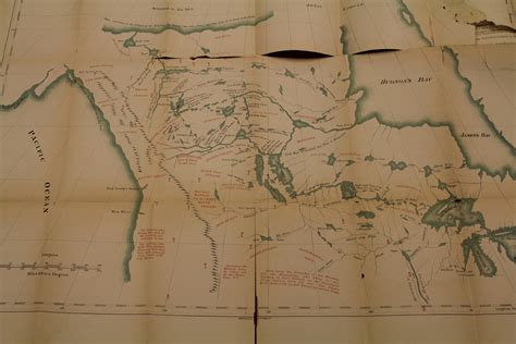 Map from Relations des voyages de Pierre Esprit Radisson, dans les années 1682, 3 et 4 ...