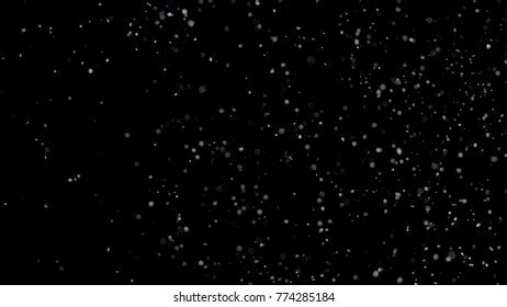 Several Snow Particles Falling Down Over Stock Photo 774285184 ...