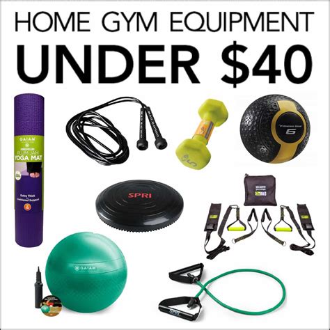 The Best Home Gym Equipment Under $40