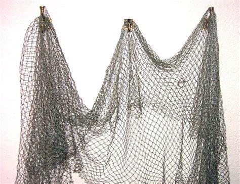 Fish Net Nautical Fishing Decor Large Mesh | eBay