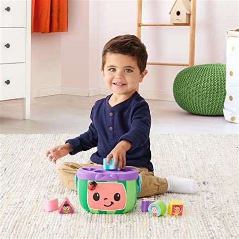 Snapklik.com : Cocomelon Shape Sorter - Identify Shapes - Favorite Characters - Toys For Kids