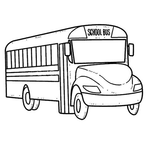 School Bus Line Drawing : r/HowToDraw101