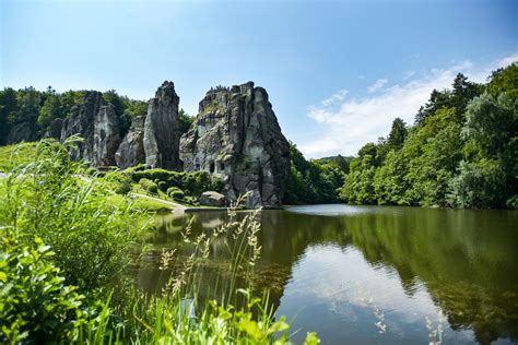 Teutoburg Forest Externsteine Lake - Free photo on Pixabay - Pixabay