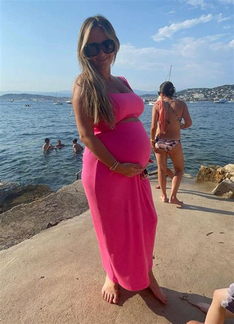 Dee Devlin Looks Ready To Pop On French Holiday