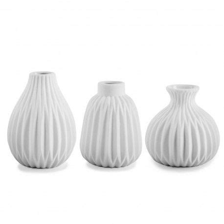 Bud Vases | Contemporary White Bud Vase Trio | Bud vases, Vase, White porcelain