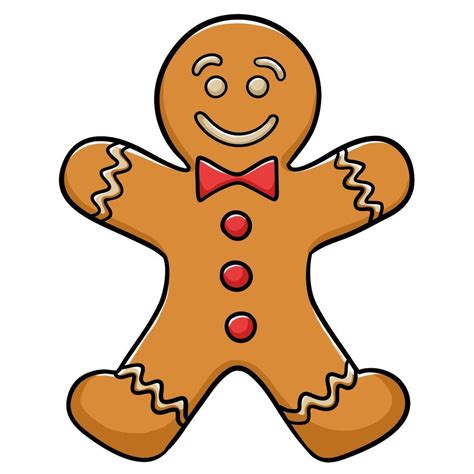 How to draw a gingerbread man easy – Artofit